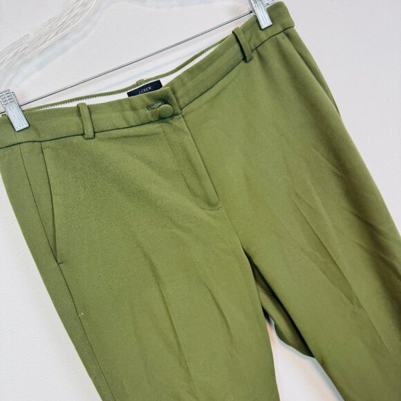 J. Crew High-Rise Cameron Pants 14 Olive Green Business Career Pants - Picture 2 of 6